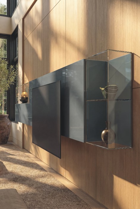 Detalle de pared de cristal - Cinema 36e8 LAGO