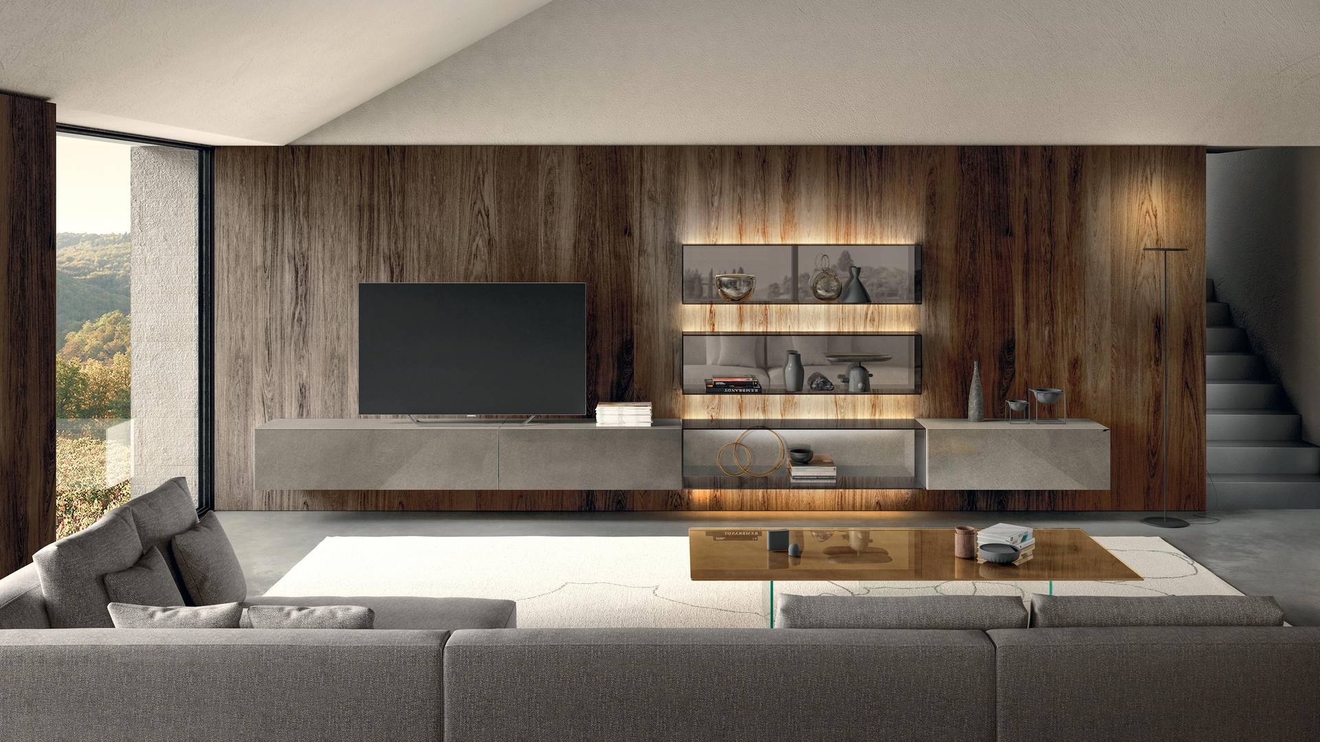 Mobilier de salon moderne et design | Paroi Amenagèe 36e8 | LAGO Mobilier de salon moderne et design | Paroi Amenagèe 36e8 | LAGO