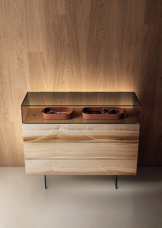 commode avec éclairage | Commodes 36e8 Glass | LAGO
