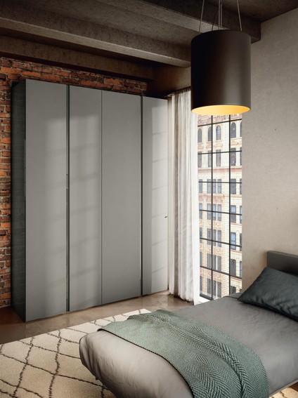 grey children’s bedroom wardrobe | Kids&Youg | LAGO