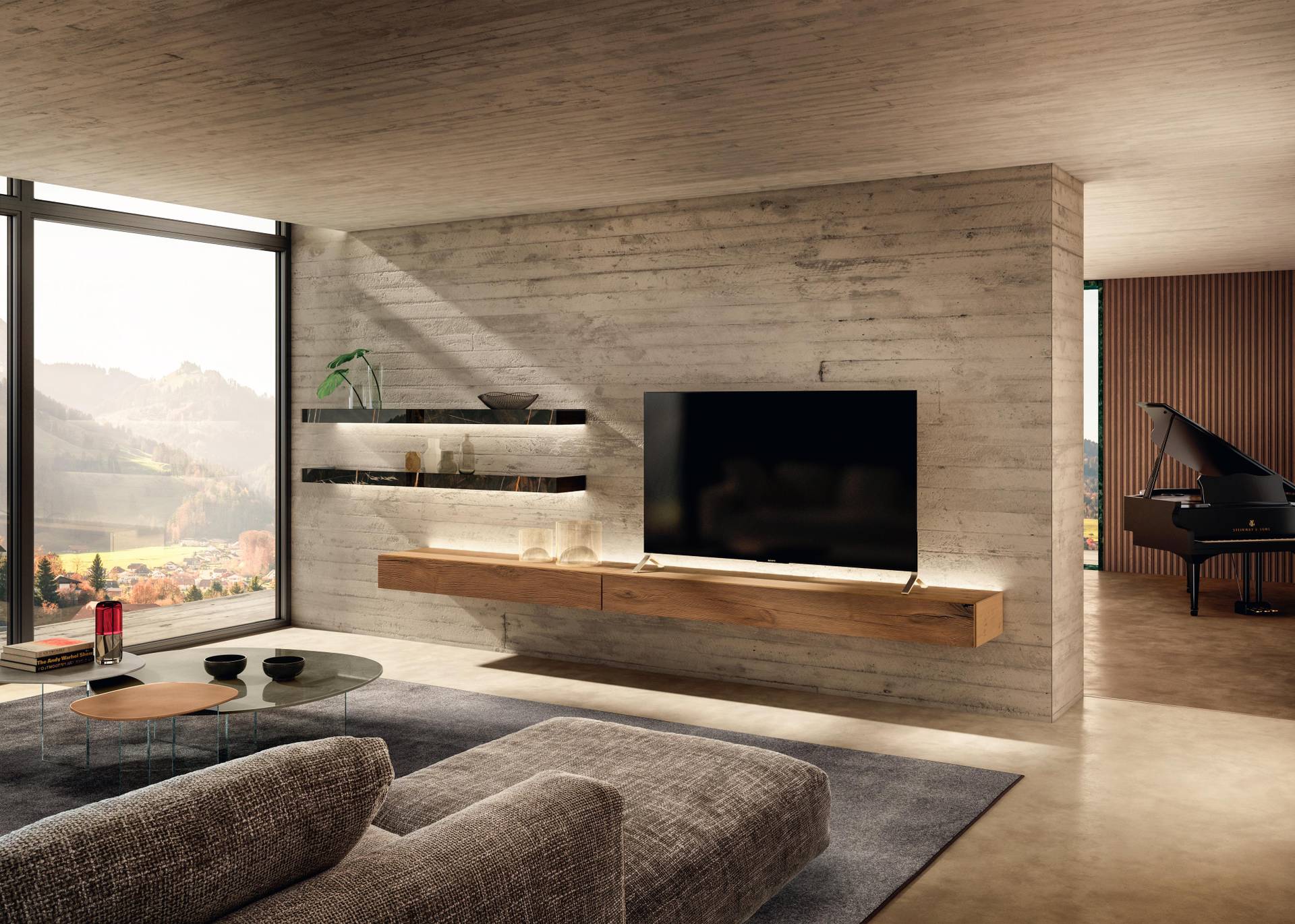 modern living room wall unit | 36e8 Wall Unit | LAGO modern living room wall unit | 36e8 Wall Unit | LAGO