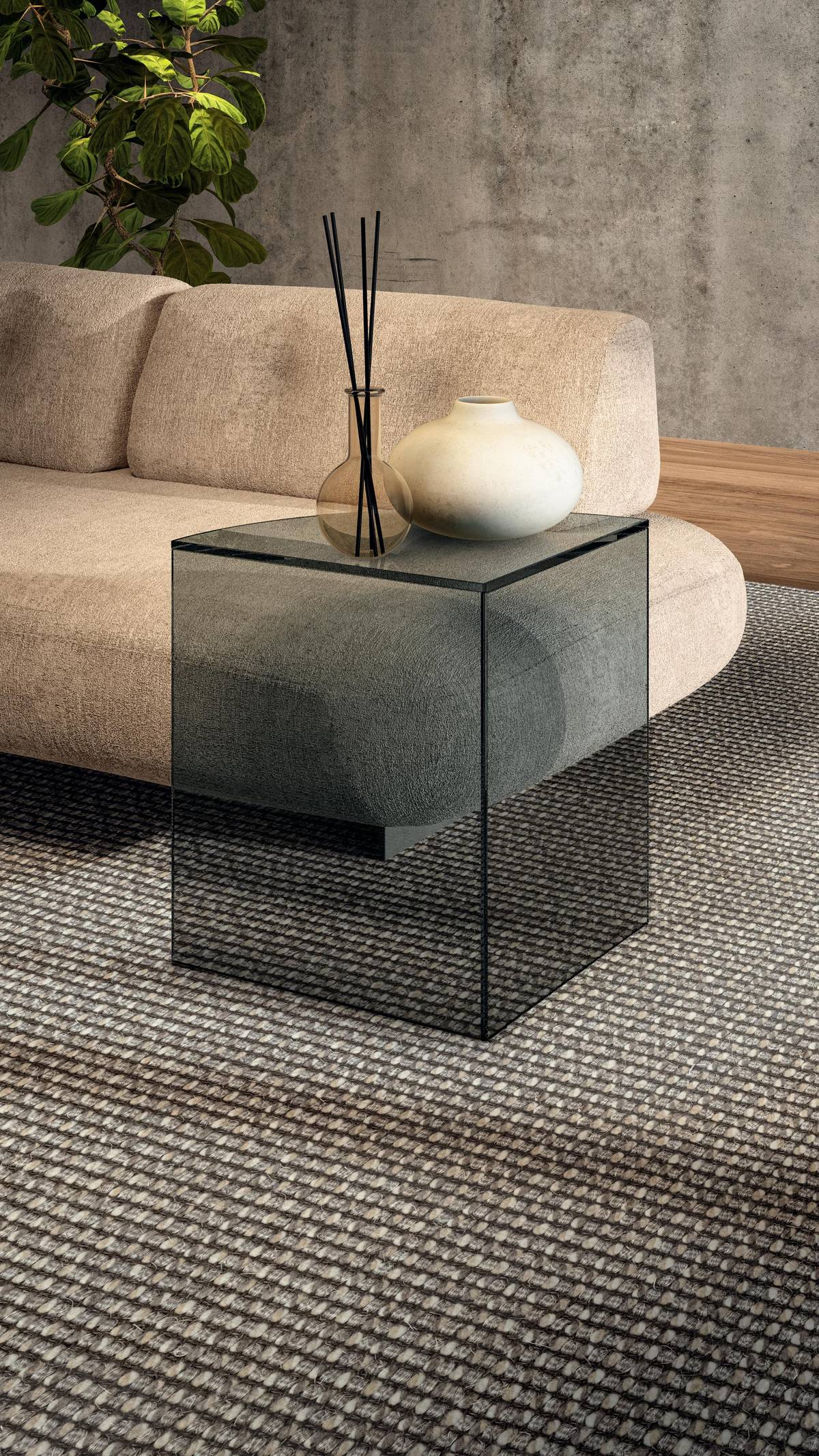 table d'angle en verre | Table Basse Snip | LAGO table d'angle en verre | Table Basse Snip | LAGO