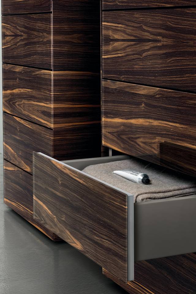 elegant brown storage unit with drawers | Materia Chest of Drawers | LAGO