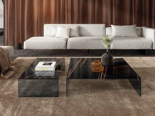 marble glass occasional table | Upglass Coffee Table | LAGO