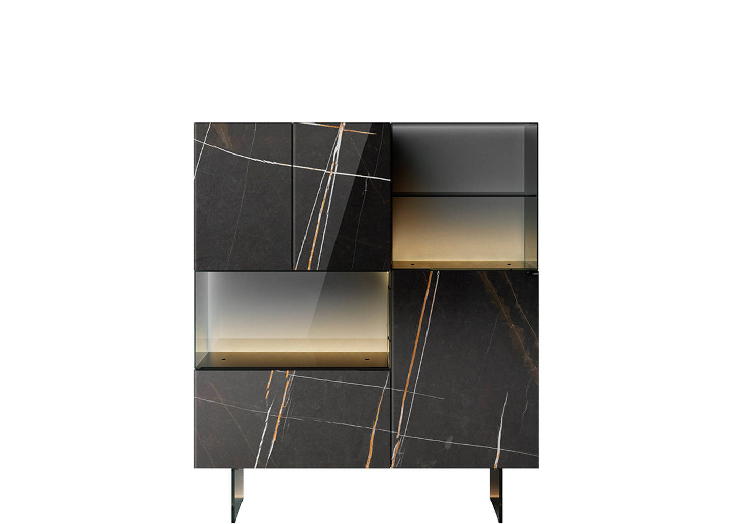 36e8 Glass Sideboard 1349 | LAGO