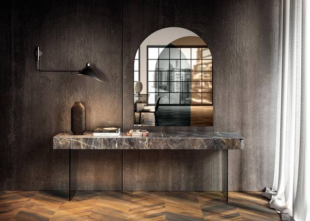 sala da pranzo design con consolle moderna | Consolle Materia | LAGO