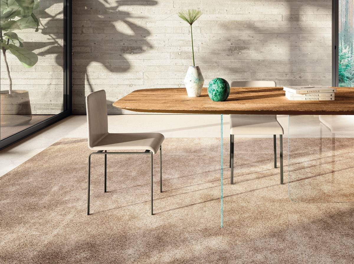 tavolo da pranzo di design con piano in legno | Tavolo Air Soft | LAGO