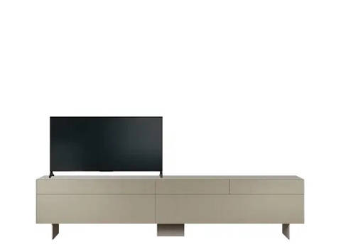 MATERIA 1042  Mueble TV Mueble TV suspendido de vidrio con