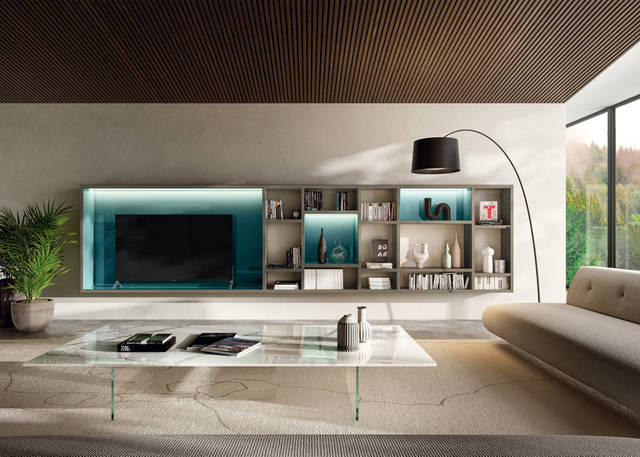 modern equipped wall | 30mm Wall Unit | LAGO