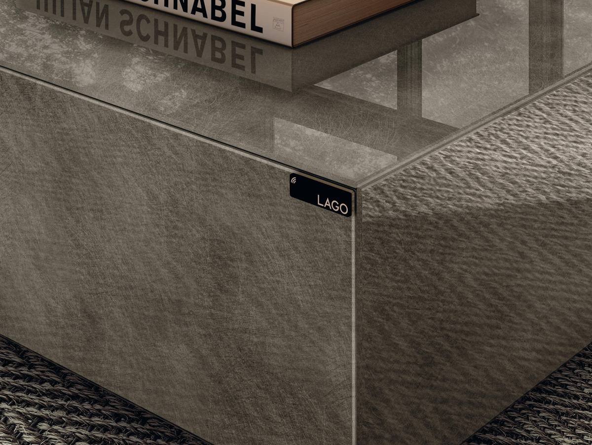 glass coffee table profile detail | Coffee Table Materia | LAGO