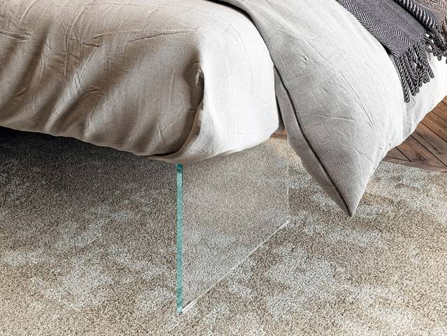 letto moderno con gambe in vetro | Letto Air | LAGO letto moderno con gambe in vetro | Letto Air | LAGO