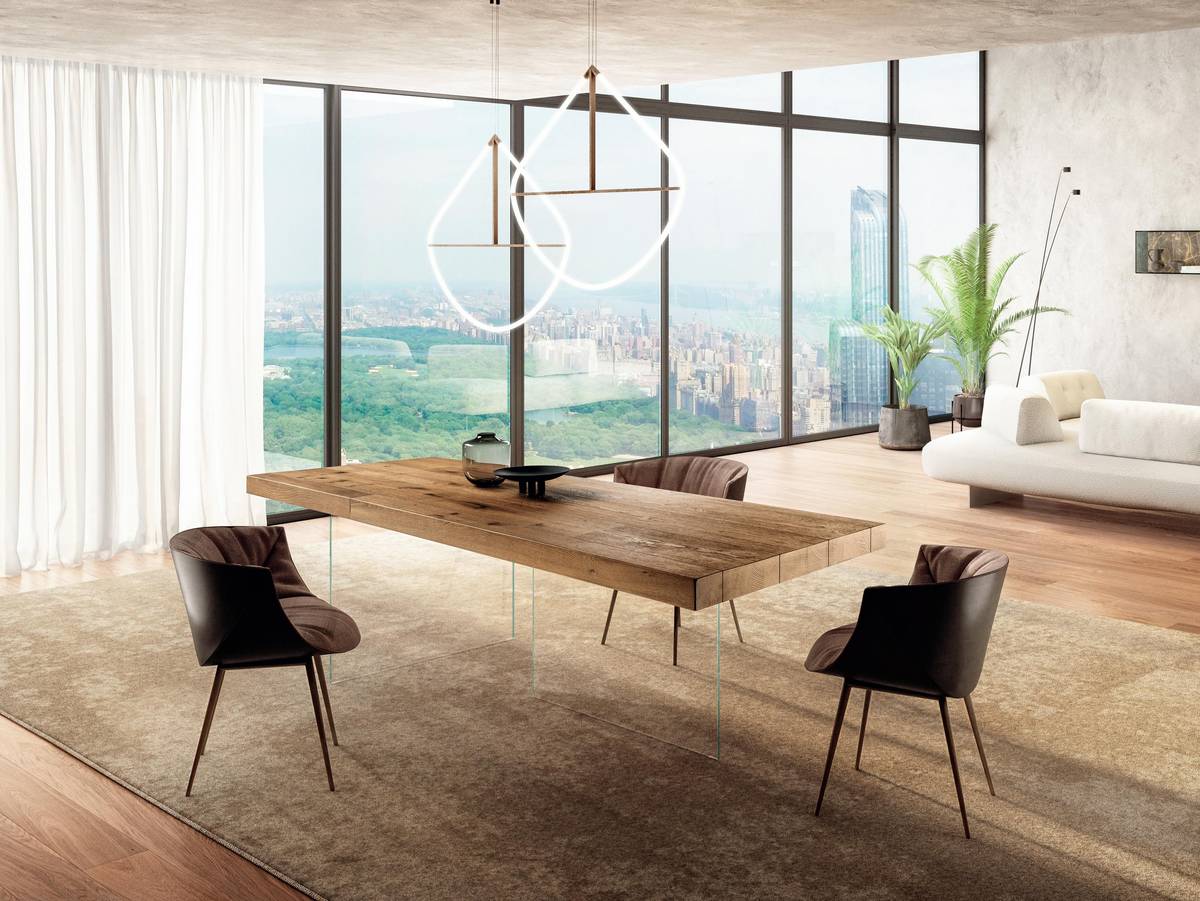 mobili sala da pranzo con tavolo sospeso | Tavolo Air | LAGO