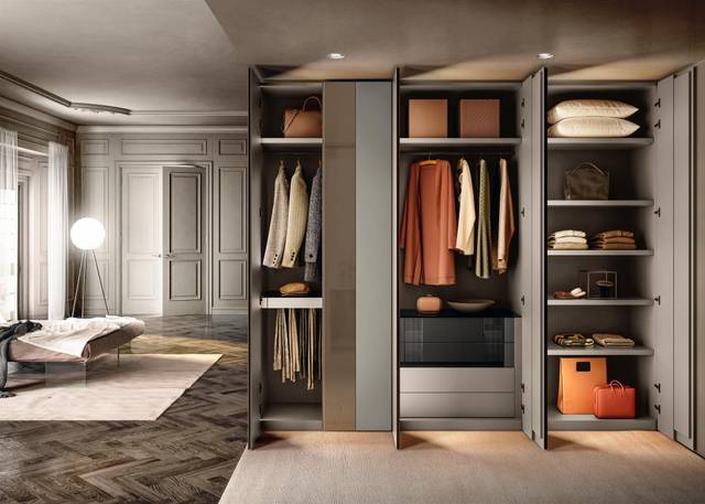 modular grey wardrobe | N.O.W. Quick Wardrobe | LAGO