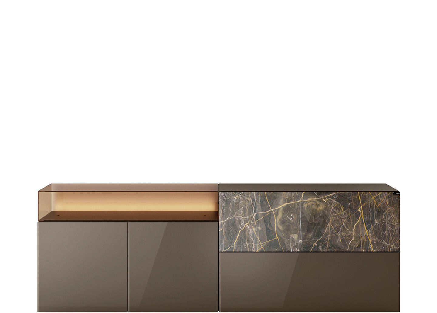 36e8 Glass Sideboard 1334 | LAGO