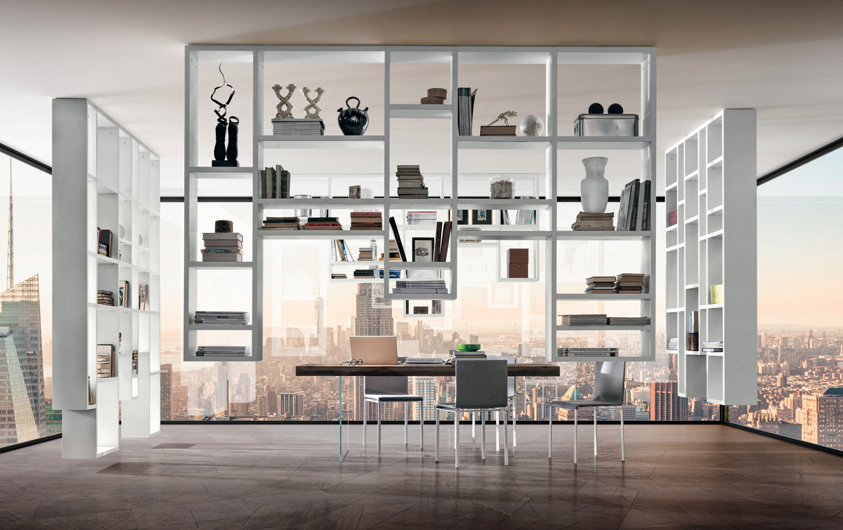 floating study bookcase | Home Office | LAGO