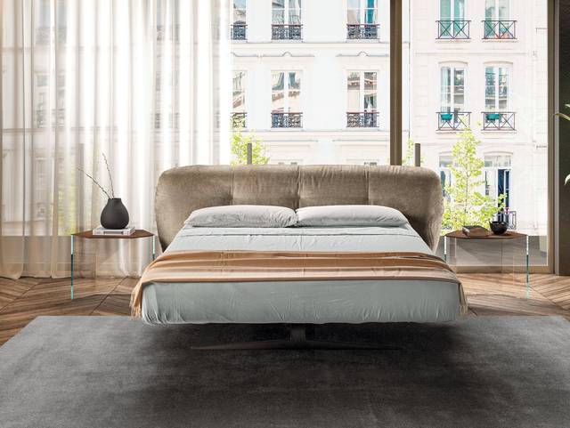 cama de diseño moderno para dormitorio | Cama Bounty | LAGO