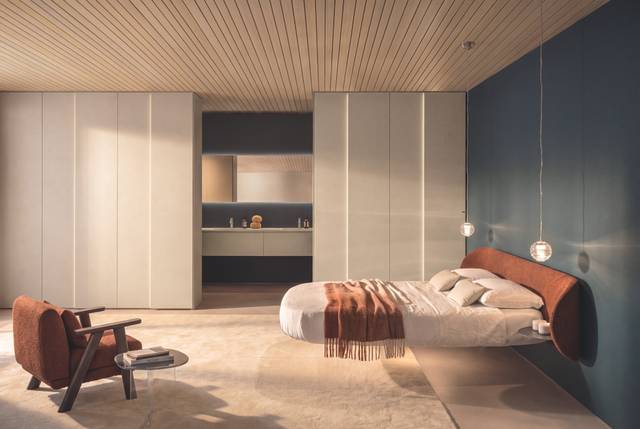 armadio beige camera da letto | Armadio Aura | LAGO