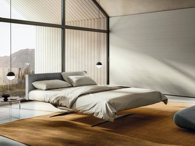 elegant freestanding bed | Steel Bed | LAGO