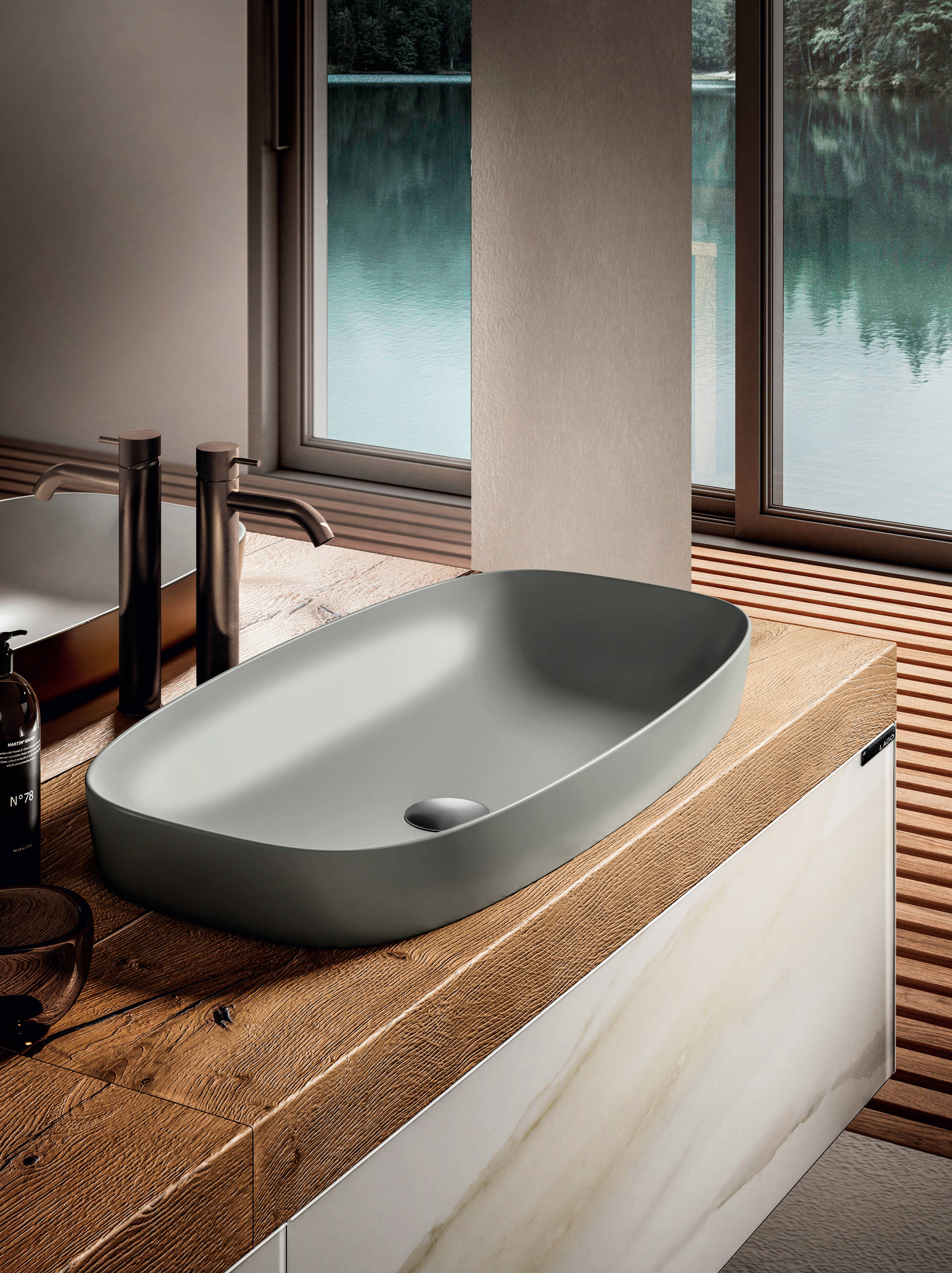 elegant ceramic washbasin | Kera Basin | LAGO