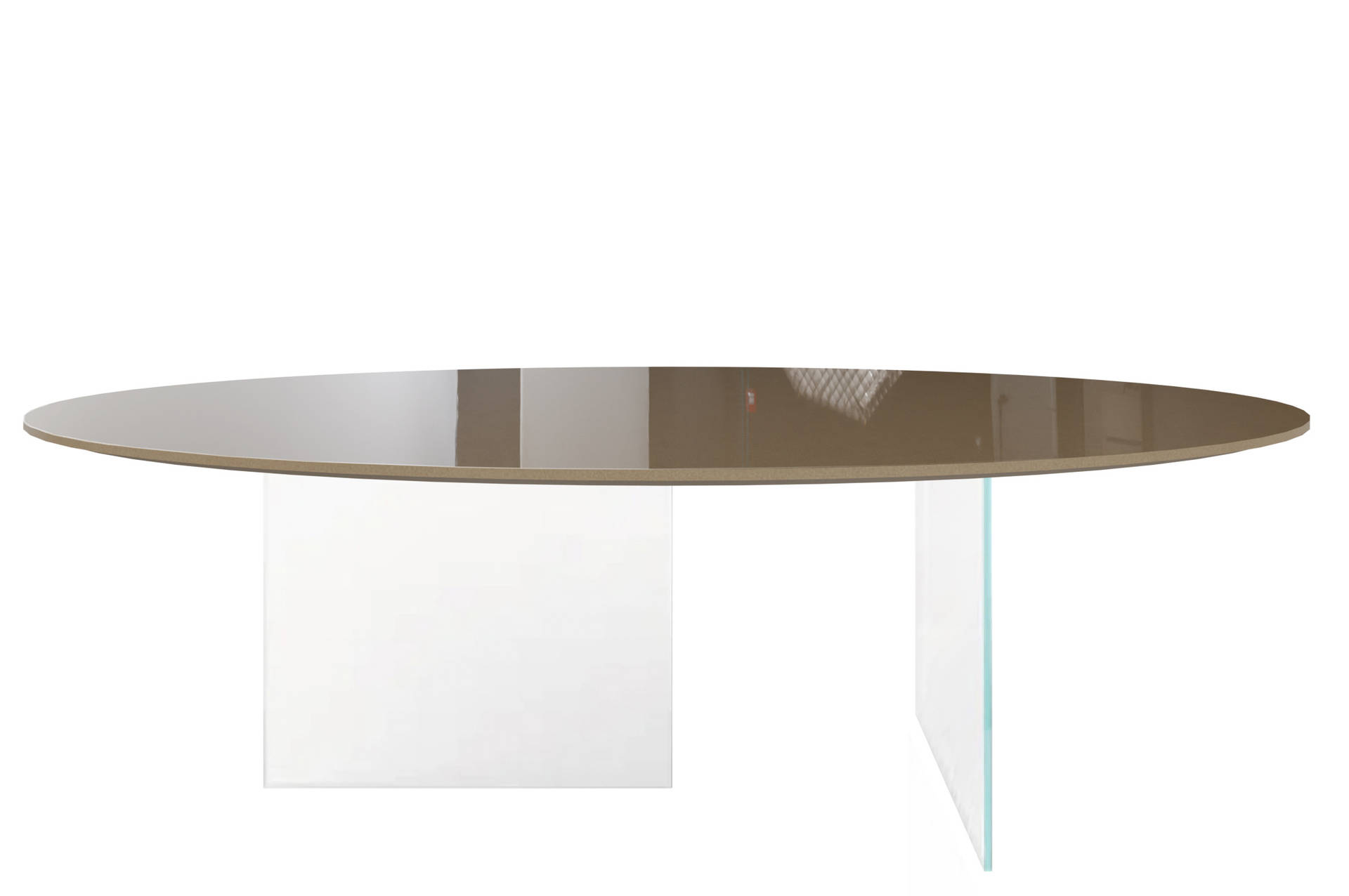 Air Slim Glass Round Table 2260G | LAGO