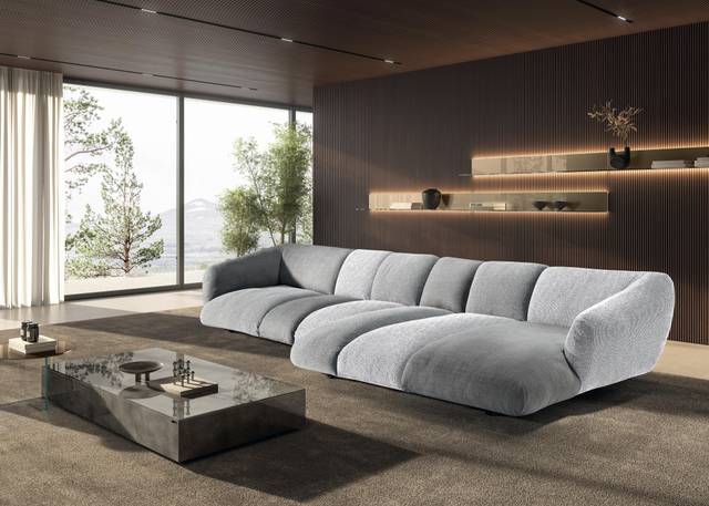 divano elegante grigio | Divano Not Only White | LAGO