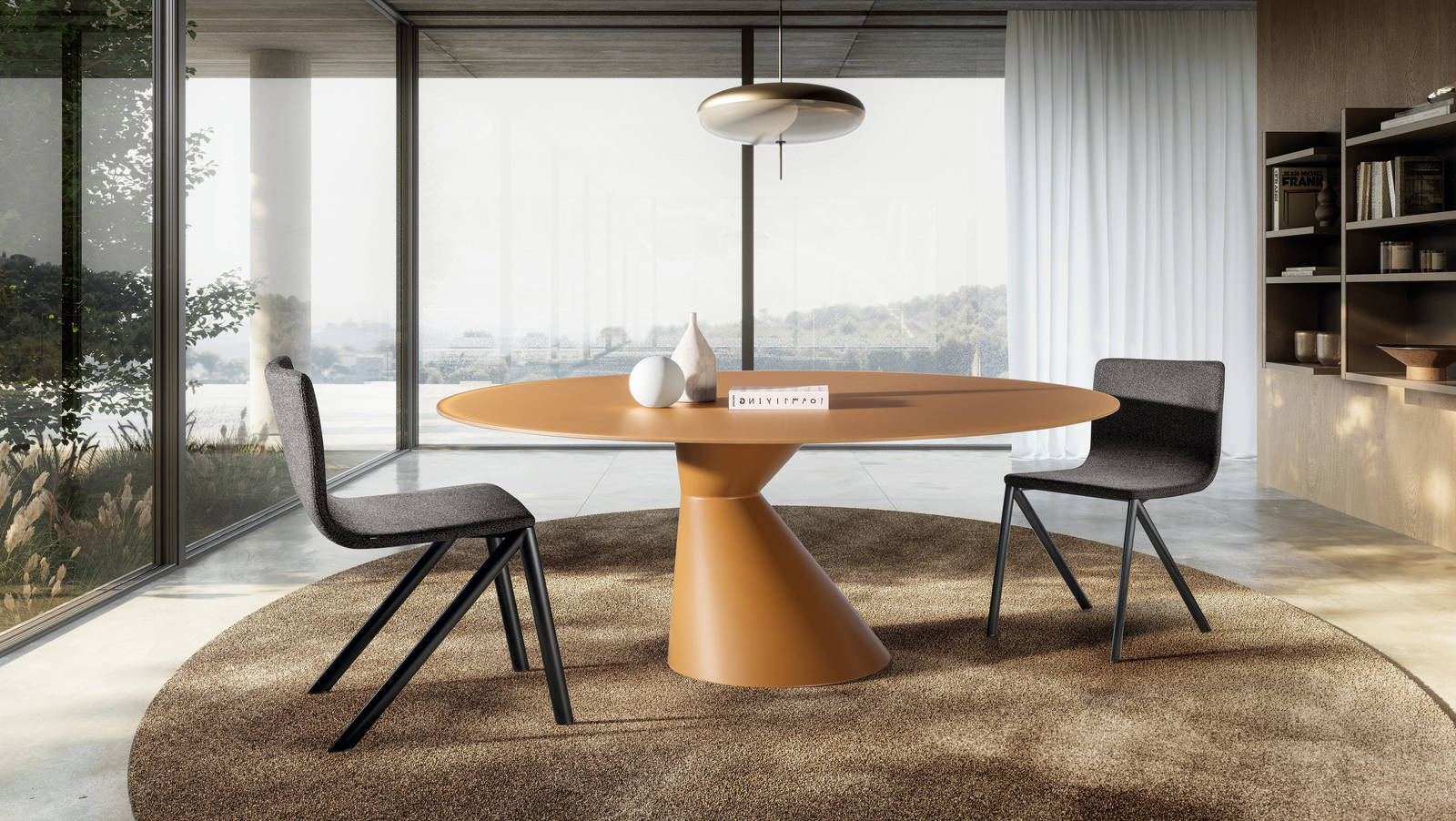 table ronde en verre | Table Chapeau | LAGO table ronde en verre | Table Chapeau | LAGO