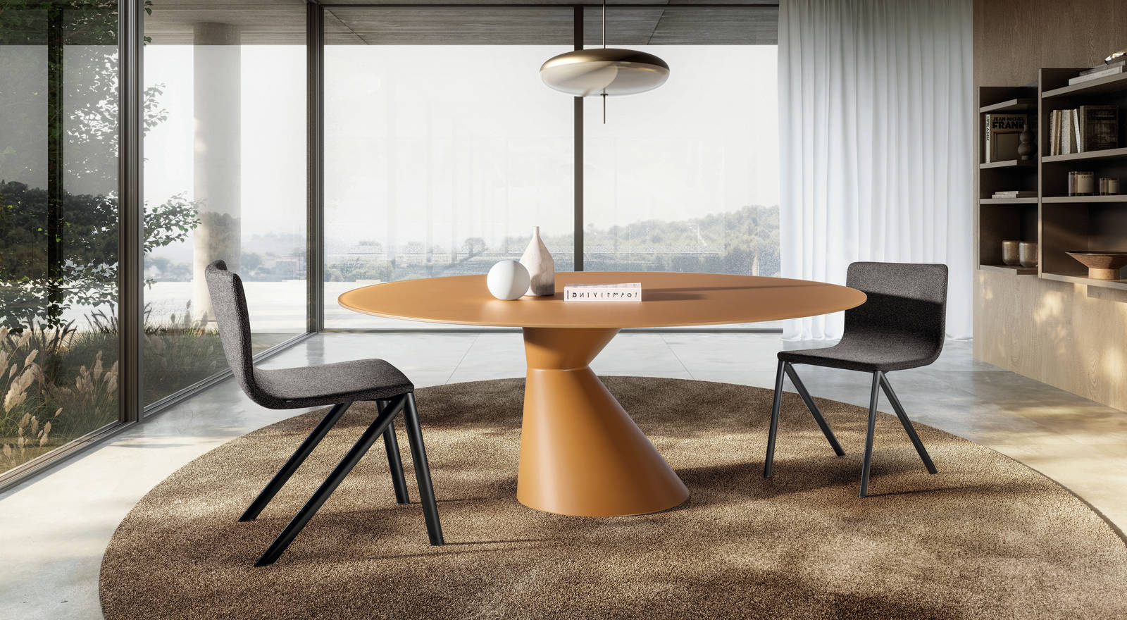 table ronde en verre | Table Chapeau | LAGO table ronde en verre | Table Chapeau | LAGO