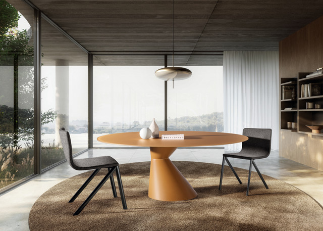 round glass table | Chapeau Table | LAGO