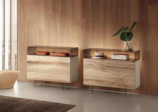 smoked glass dresser | 36e8 Glass Chest of Drawers | LAGO