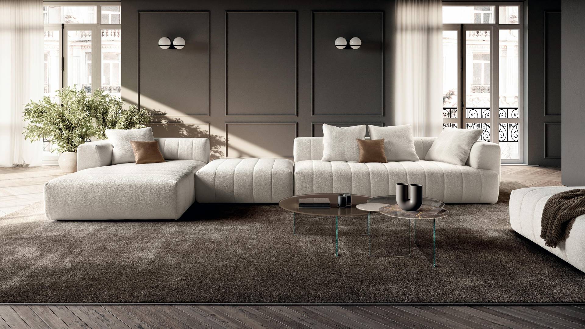Design sofa with chaise longue | Hero Sofa | LAGO Design sofa with chaise longue | Hero Sofa | LAGO