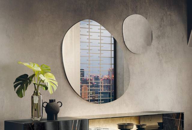 soggiorno con specchi di design | Madia 36e8 Glass | LAGO soggiorno con specchi di design | Madia 36e8 Glass | LAGO