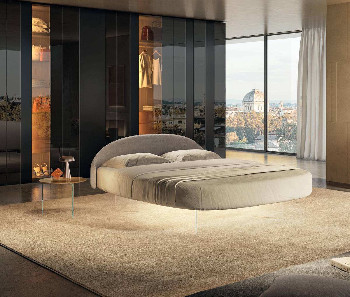 round suspended bed | Roundy Air Bed | LAGO round suspended bed | Roundy Air Bed | LAGO
