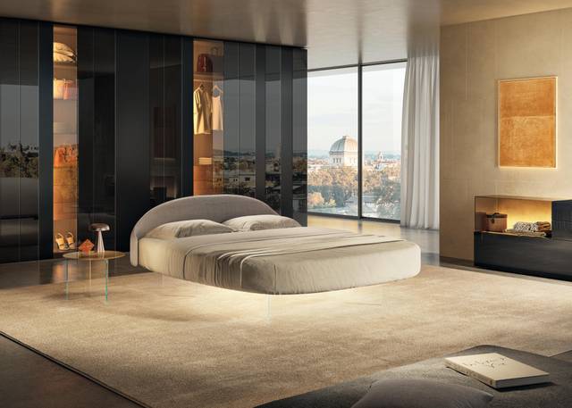 cama suspendida redonda | Cama Roundy Air | LAGO