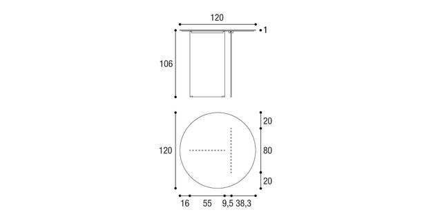 2260GX_Tavolo_AirSlim_Round_120x106 2260GX_Tavolo_AirSlim_Round_120x106