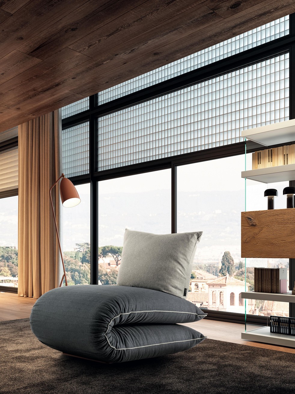 fauteuil en tissu convertible | Fauteuil Chama | LAGO