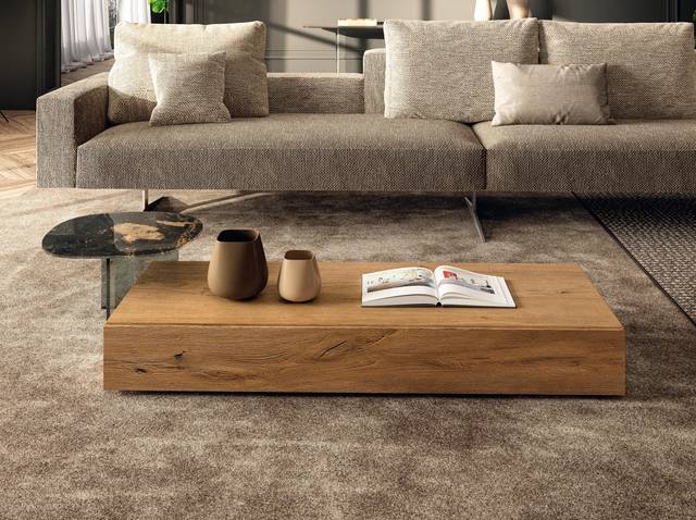 mesa de centro de madera para sala de estar | Mesita 36e8 | LAGO