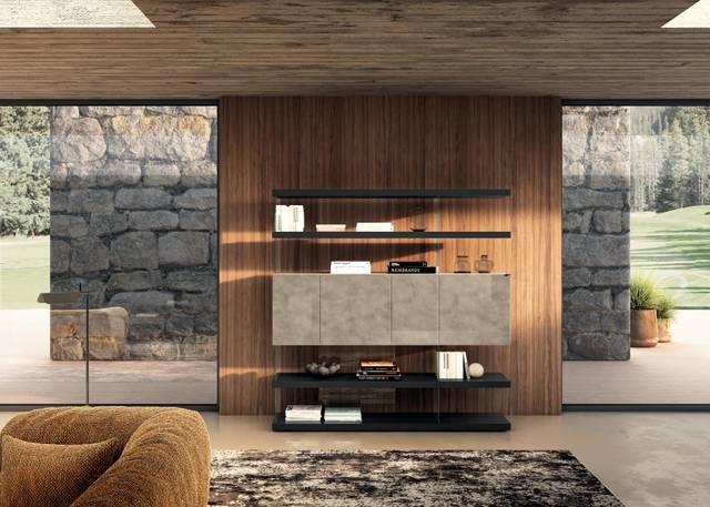 design bookcase with storage | Air Bookshelf | LAGO