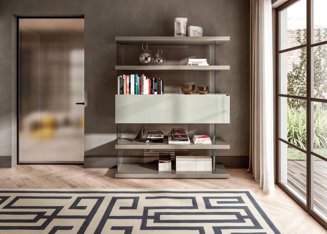 libreria sospesa con contenitore | Home Office | LAGO libreria sospesa con contenitore | Home Office | LAGO