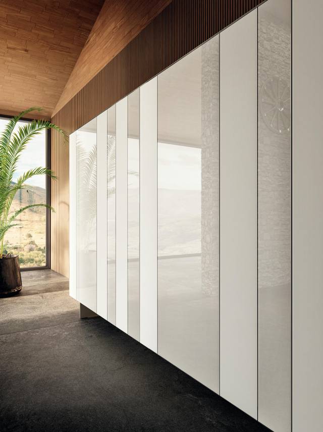 large white glass unit | N.O.W. Sideboard | LAGO