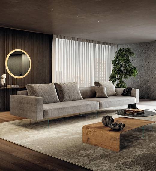 Canapé beige pour salon moderne | Canapé Air | LAGO