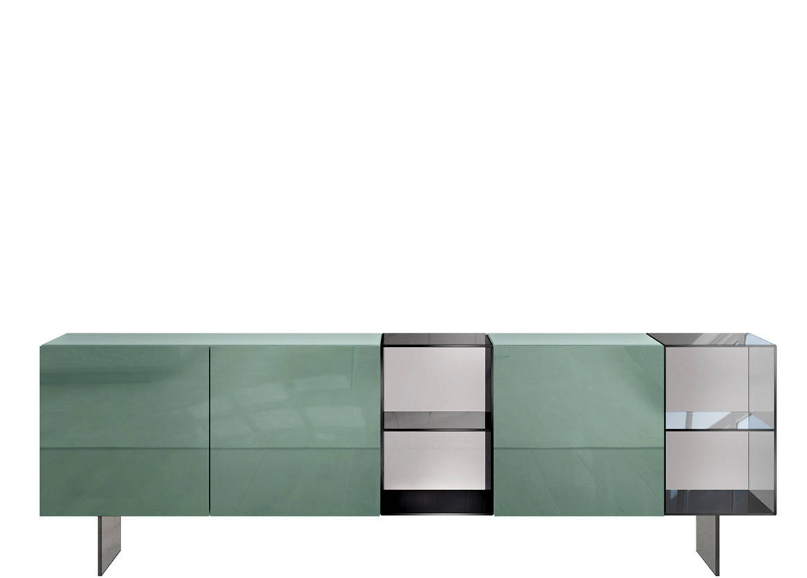 36e8 Glass Sideboard 1327 | LAGO 