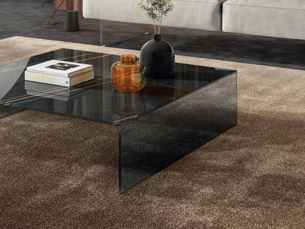 smoked glass occasional table | Upglass Coffee Table | LAGO smoked glass occasional table | Upglass Coffee Table | LAGO