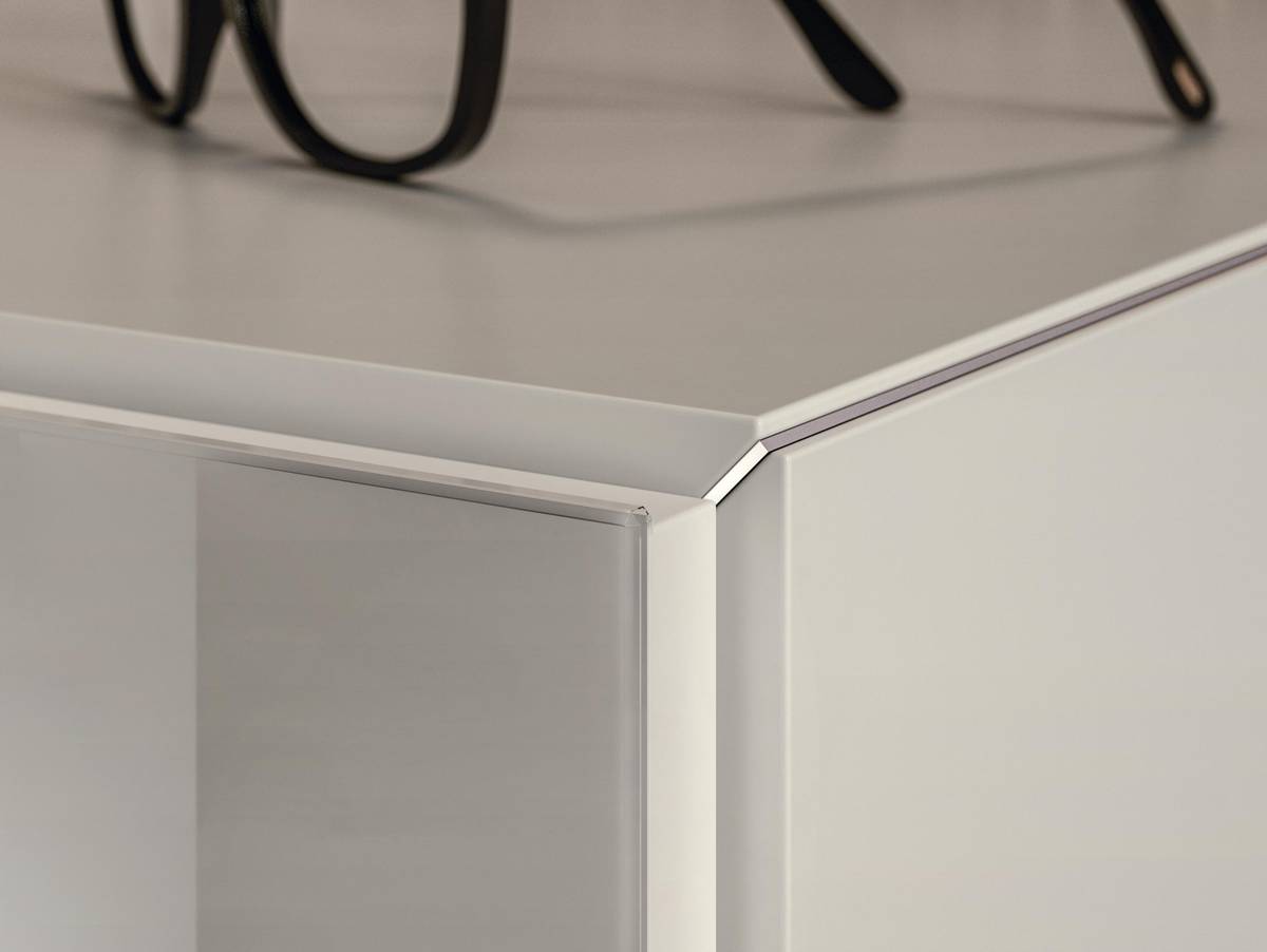 filigrane aluminium chevet suspendu blanc | Table de Chevet 36e8 | LAGO