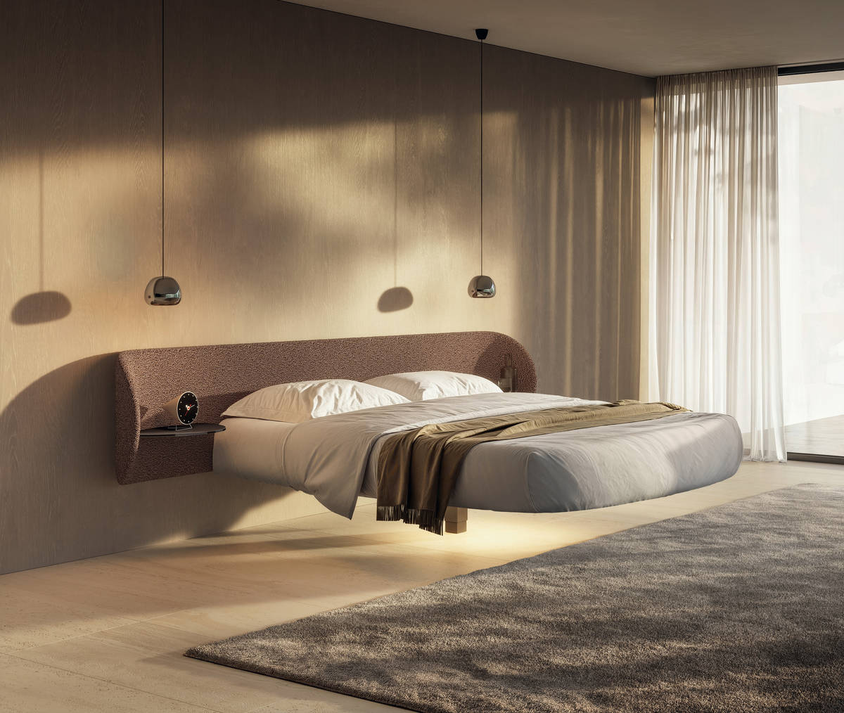 letto rotondo sospeso | Letto Roundy Fluttua | LAGO letto rotondo sospeso | Letto Roundy Fluttua | LAGO