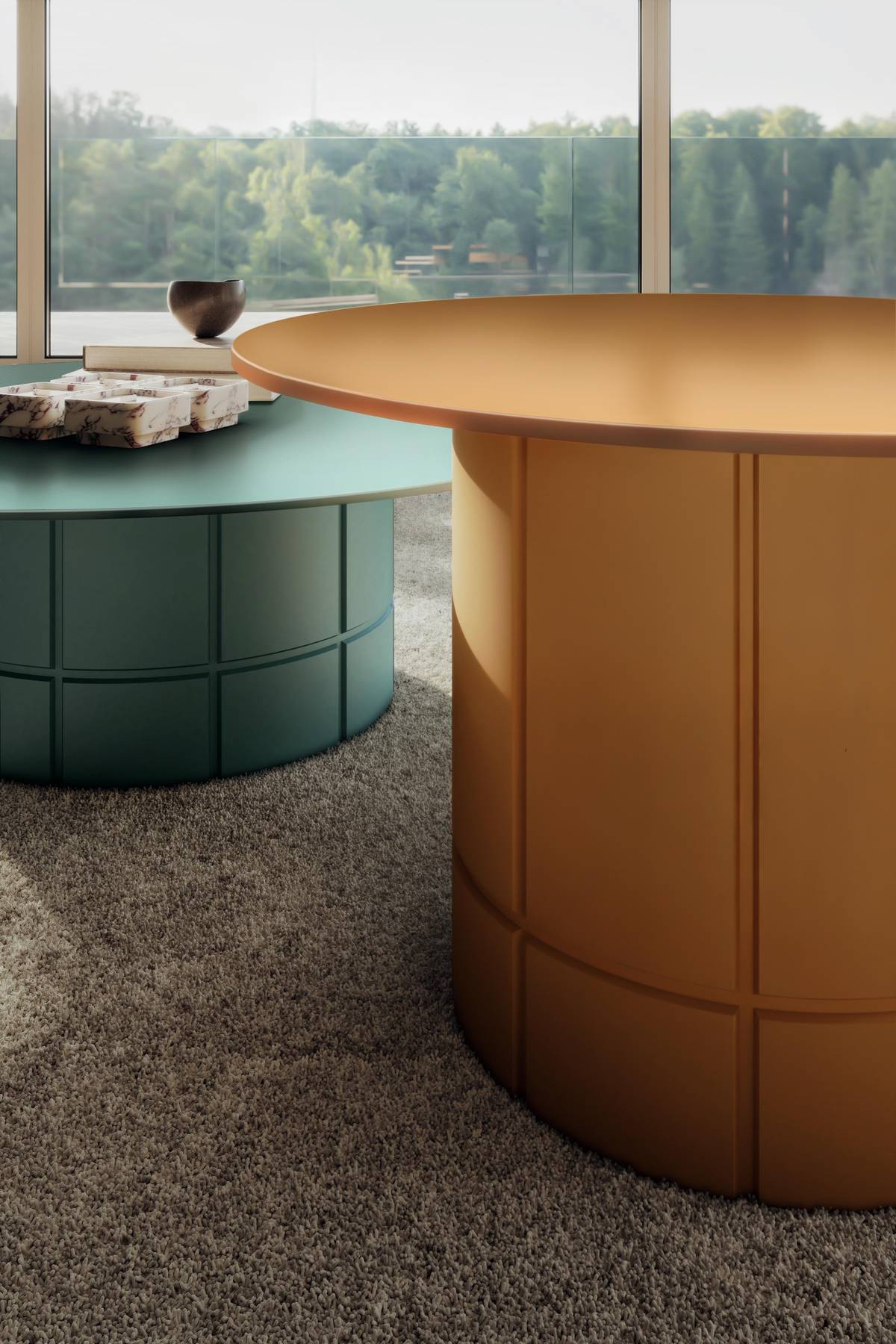 Coloured designer coffee tables for the living room | Alberoni Coffee Table | LAGO