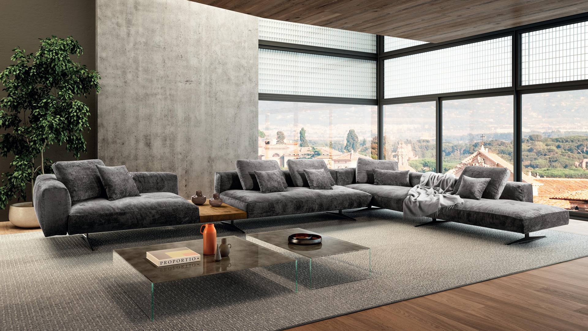 italian modern sofa for living room | Air Soft Sofa | LAGO