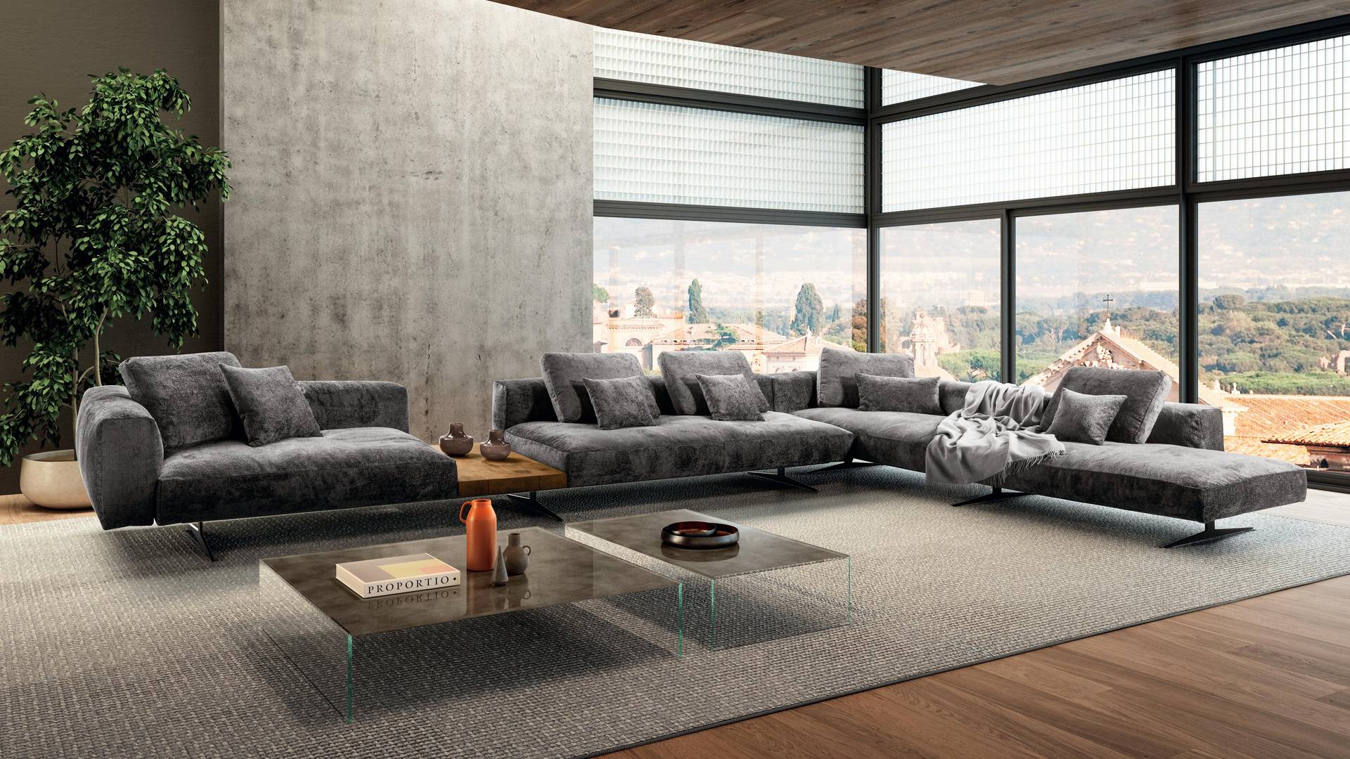 italian modern sofa for living room | Air Soft Sofa | LAGO