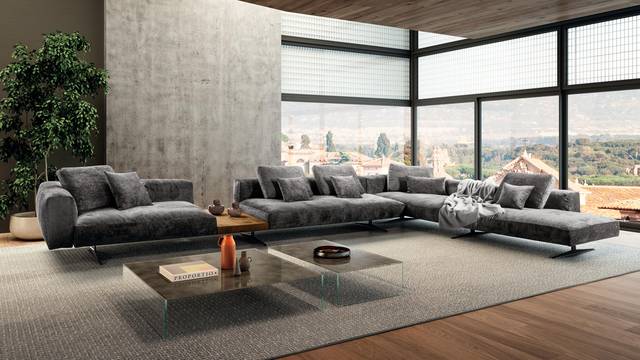 divano angolare moderno | Divano Air Soft | LAGO