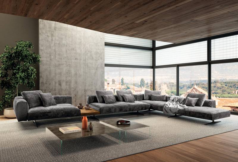 canapé d'angle moderne | Canapé Air Soft | LAGO canapé d'angle moderne | Canapé Air Soft | LAGO