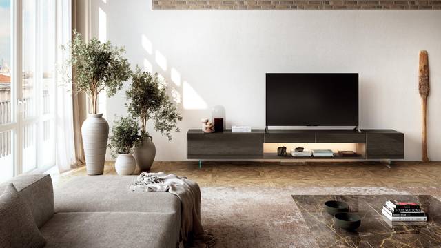 Salon avec meuble TV | meuble Tv 36e8 | LAGO